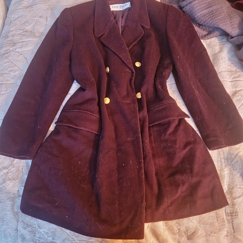 Hauber Fashion Wool Overcoat